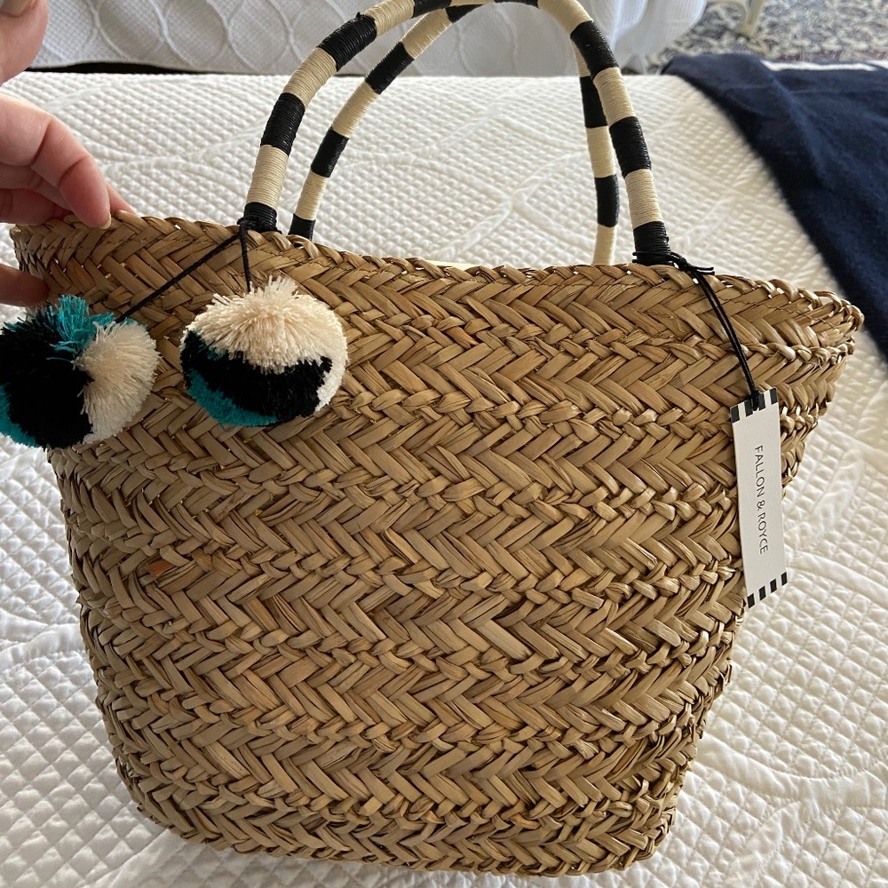 Fallon & Royce  straw bag